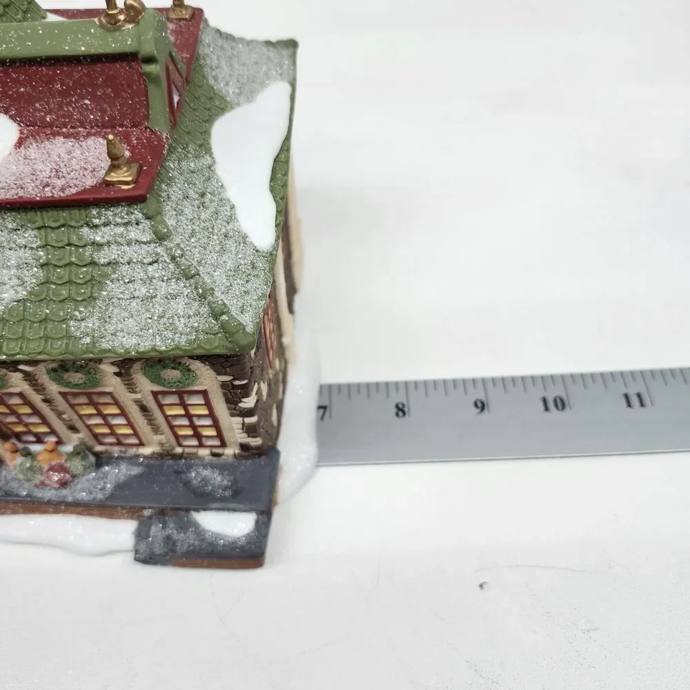 Dept 56 North Pole Series North Pole Express Depot Porcelain Hand Painted VTG 93
